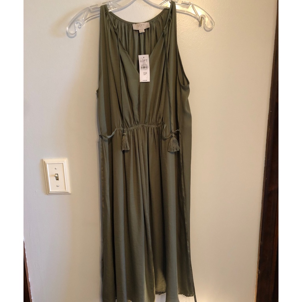 Loft green dress
